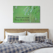 思い出と夢のキャンバス キャンバスプリント (インサイチュ (寝室))