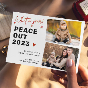 思い出と新しい始まり： 2 Photo Peace Out 2023 シーズンカード