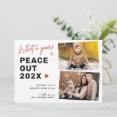 思い出と新しい始まり： 2 Photo Peace Out 2024 シーズンカード (スタンド正面)