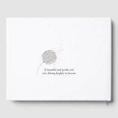 思い出にタンポポの追悼の意を表して ゲストブック (裏面)