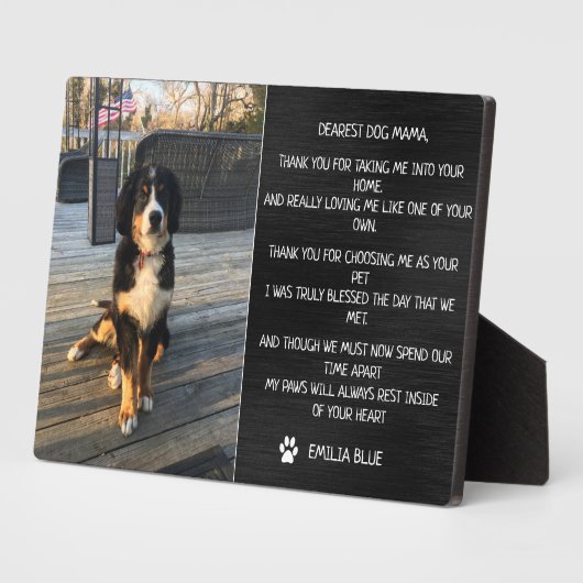 思い出に残された記念碑 フォトプラーク (側面)