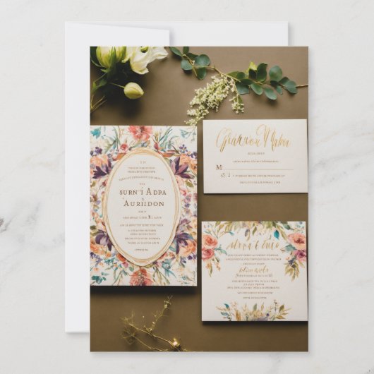 思い出に残るお祝いに参加 招待状 (正面)