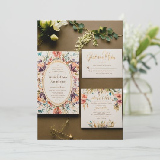 思い出に残るお祝いに参加 招待状 (スタンド正面)