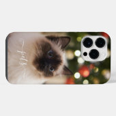 思い出に残るかわいいペットの写真 iPhoneケース (裏面横)