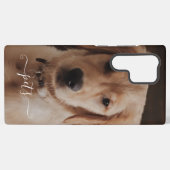 思い出に残るかわいいペットの写真 SAMSUNG GALAXYケース (裏面横)