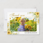 思い出に残るひまわり記念碑 サンキューカード (正面)