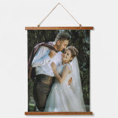 思い出に残るオーダーメイドの結婚式の画像のタペストリー 吊り下げ型タペストリー (正面)