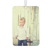 思い出に残るカスタム家族の写真を作成 カーエアーフレッシュナー (裏面)