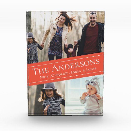 思い出に残るカスタム瞬間数々の – 写真記念 フォトブロック (正面)