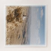 思い出に残るカスタム自分の写真を結婚作成する ジグソーパズル (横)