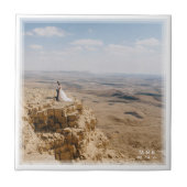 思い出に残るカスタム自分の写真を結婚作成する タイル (正面)