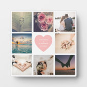 思い出に残るカスタム自分の写真を結婚作成する フォトプラーク (正面)