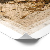 思い出に残るカスタム自分の写真を結婚作成する ポスター (角)