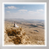 思い出に残るカスタム自分の写真を結婚作成する ポスター (正面)