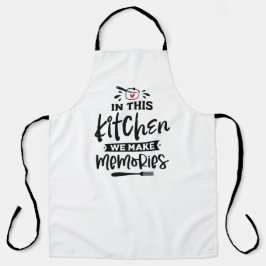 思い出に残るキッチンの瞬間 エプロン