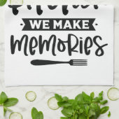 思い出に残るキッチンの瞬間 キッチンタオル (折り畳み)