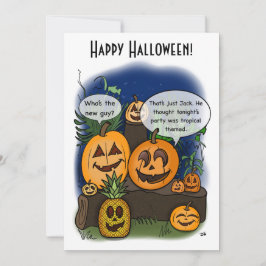 思い出に残るハロウィン フラット カード
