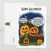思い出に残るハロウィン フラット カード (正面/裏面)