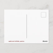 思い出に残るフォートワーステキサス州キャトルドライビングポストカード ポストカード (裏面)