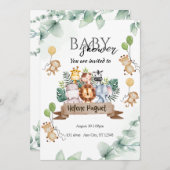 思い出に残るベビーシャワー招待状として愛らしい シーズンカード (正面/裏面)