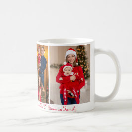 思い出に残る家族のクリスマスフォトマグカップ コーヒーマグカップ