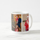 思い出に残る家族のクリスマスフォトマグカップ コーヒーマグカップ (正面右)