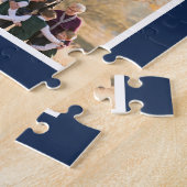 思い出に残る家族の写真コラージュを作成 ジグソーパズル (側面)