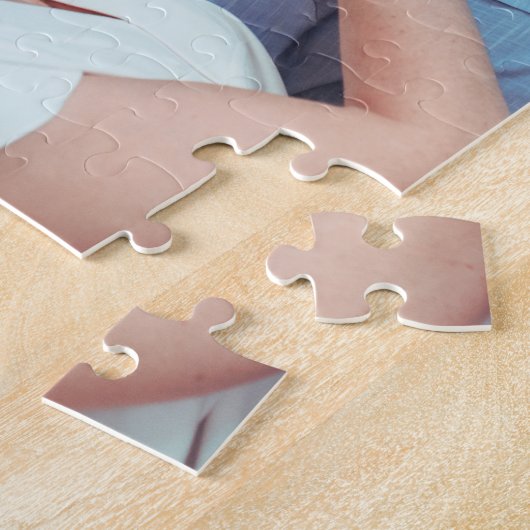 思い出に残る家族写真 ジグソーパズル (側面)