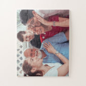 思い出に残る家族写真 ジグソーパズル (縦)