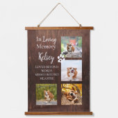 思い出に残る愛猫記念写真 吊り下げ型タペストリー (正面)