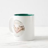 思い出に残る新しい写真結婚を作結婚成する ツートーンマグカップ (正面左)