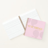 思い出に残る瞬間:私の子供がジャーナルを言った可愛い事 ノートブック (内部)