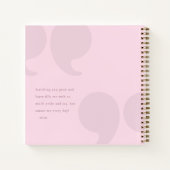 思い出に残る瞬間:私の子供がジャーナルを言った可愛い事 ノートブック (裏面)