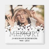 思い出に残る葬式を好んで マグネット (正面)