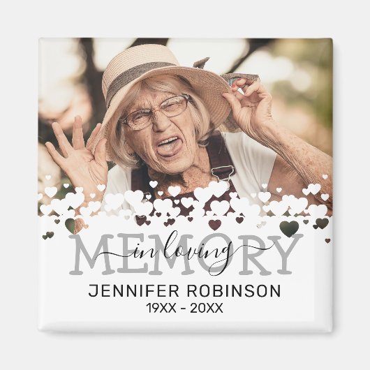 思い出に残る葬式を好んで マグネット (正面)