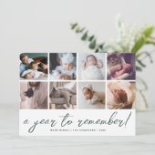 思い出に残る1年を振り返る フォトコラージュ8枚 シーズンカード (スタンド正面)