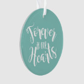 思い出に満ちた写真を愛するペットの記念クリスマスツリー オーナメント (正面)