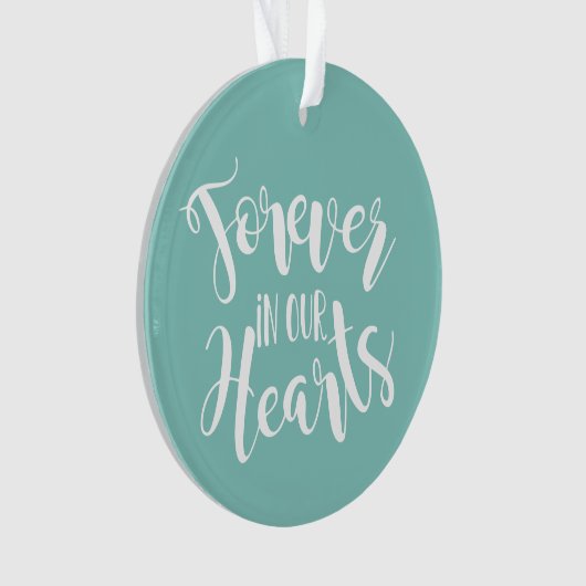 思い出に満ちた写真を愛するペットの記念クリスマスツリー オーナメント (正面)