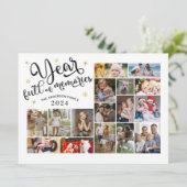 思い出に満ちた年フォトコラージュのレビュー年 (スタンド正面)