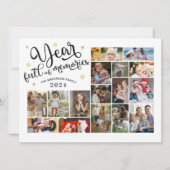 思い出に満ちた年フォトコラージュのレビュー年 (正面)