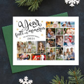 思い出に満ちた年フォトコラージュのレビュー年