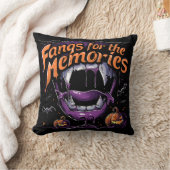 思い出に牙 | Exデザイナー | ハロウィン クッション (ブランケット)