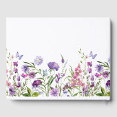 思い出に紫の野花を愛して ゲストブック (裏面)