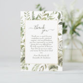 思い出に緑の水色を葬式 サンキューカード (スタンド正面)