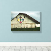 思い出に過ぎず、昔の納屋 キャンバスプリント (インサイチュ (ウッドフロア))