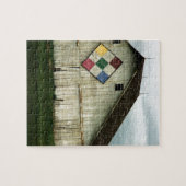 思い出に過ぎず、昔の納屋 ジグソーパズル (横)