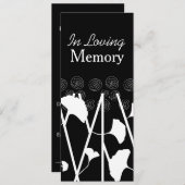 思い出に銀杏1メモリアル 招待状 (正面/裏面)