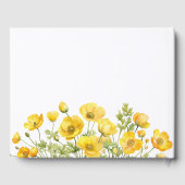 思い出に黄色い野の花を愛して ゲストブック (裏面)