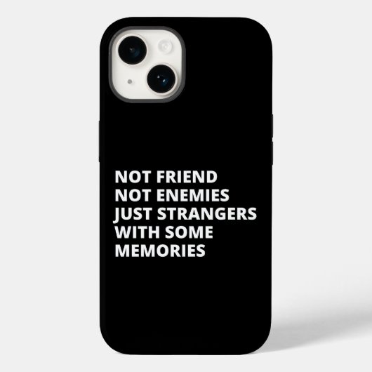 思い出のある見知らぬ人おもしろい Case-Mate iPhoneケース (裏面)