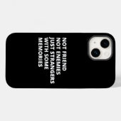 思い出のある見知らぬ人おもしろい Case-Mate iPhoneケース (裏面 (横))
